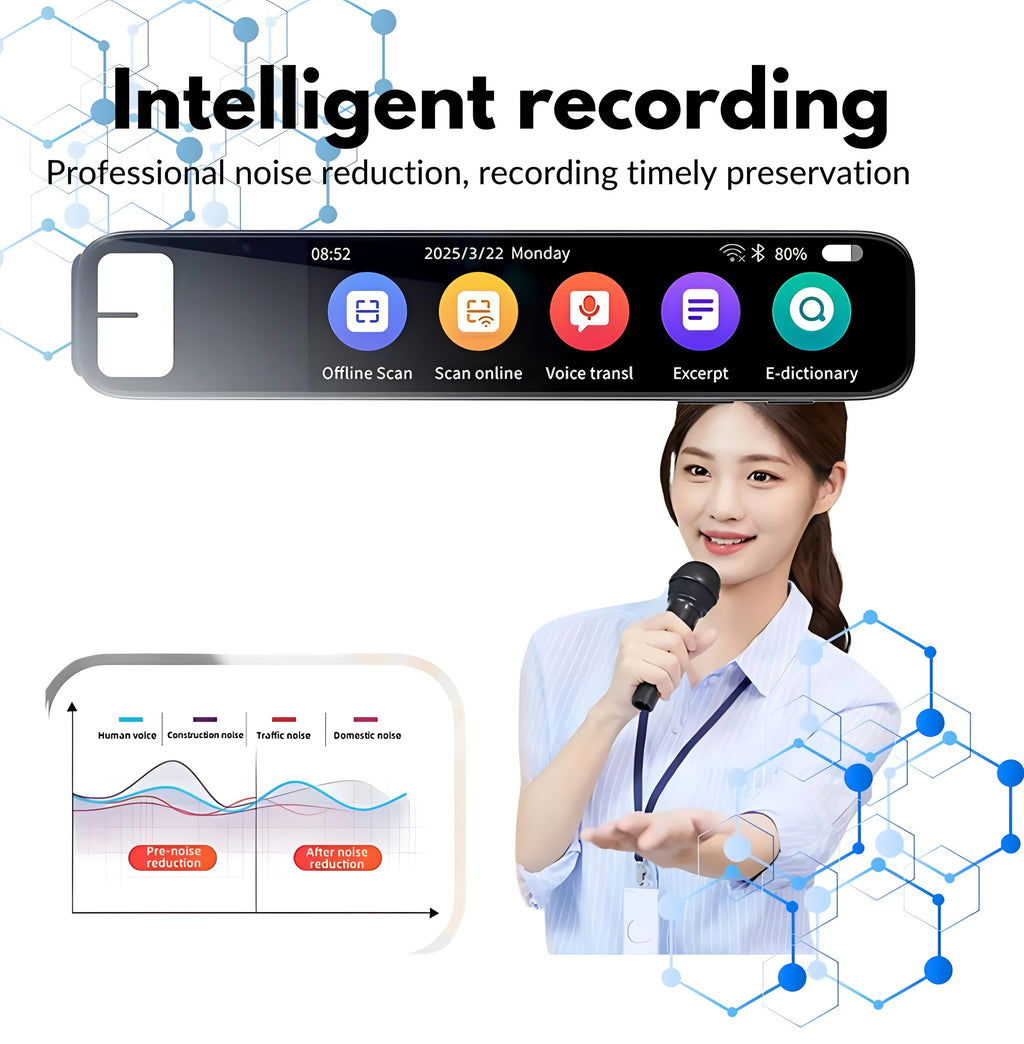 ScanSensePen™ AI Smart Pen with in built ChatGPT – Instant Answers, Dictionary & Scanner